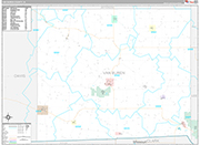 Van Buren Wall Map Premium Style